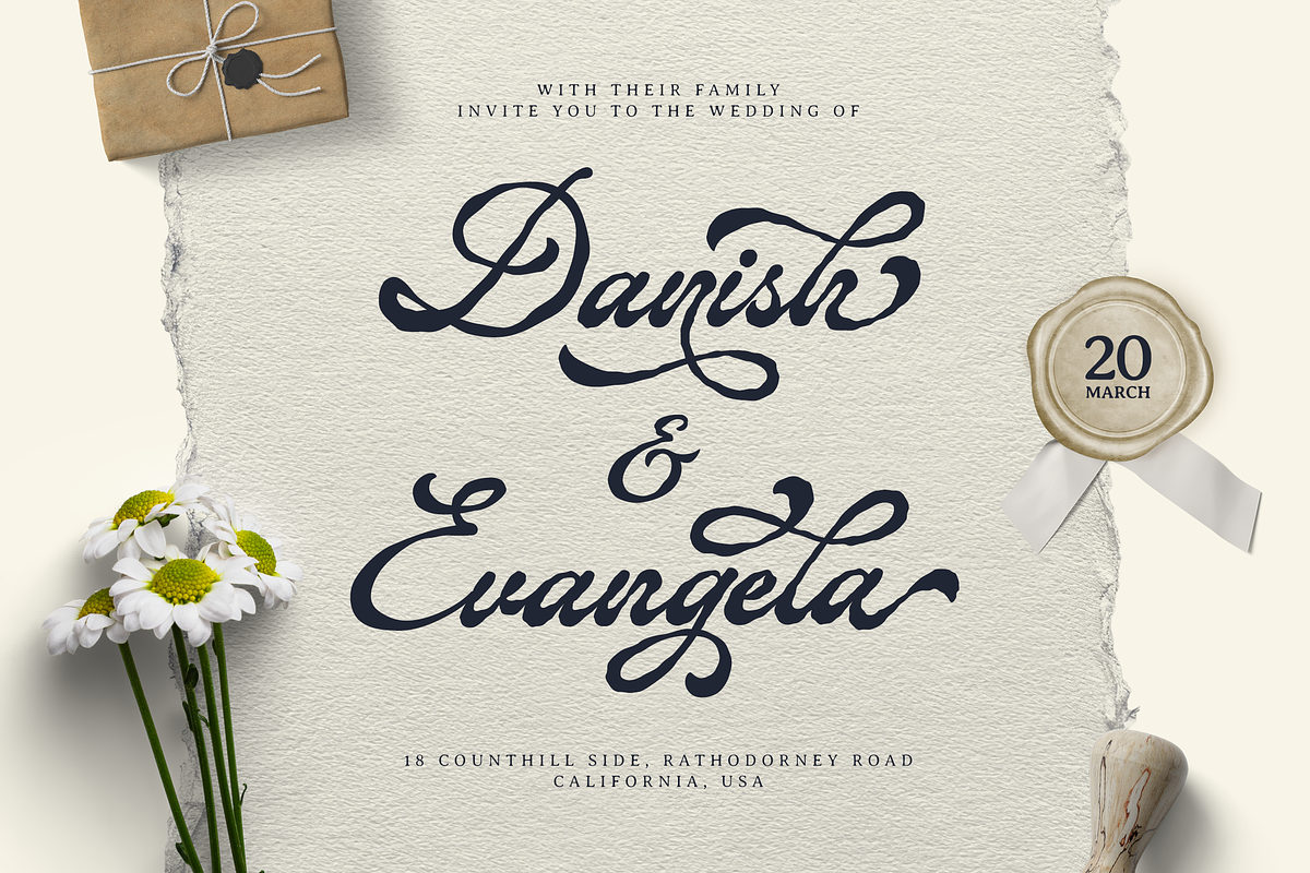 Montella Cracken Handwritten Script, a Handwritten Font by Namara Creative Studio (Photo 7 of 16)