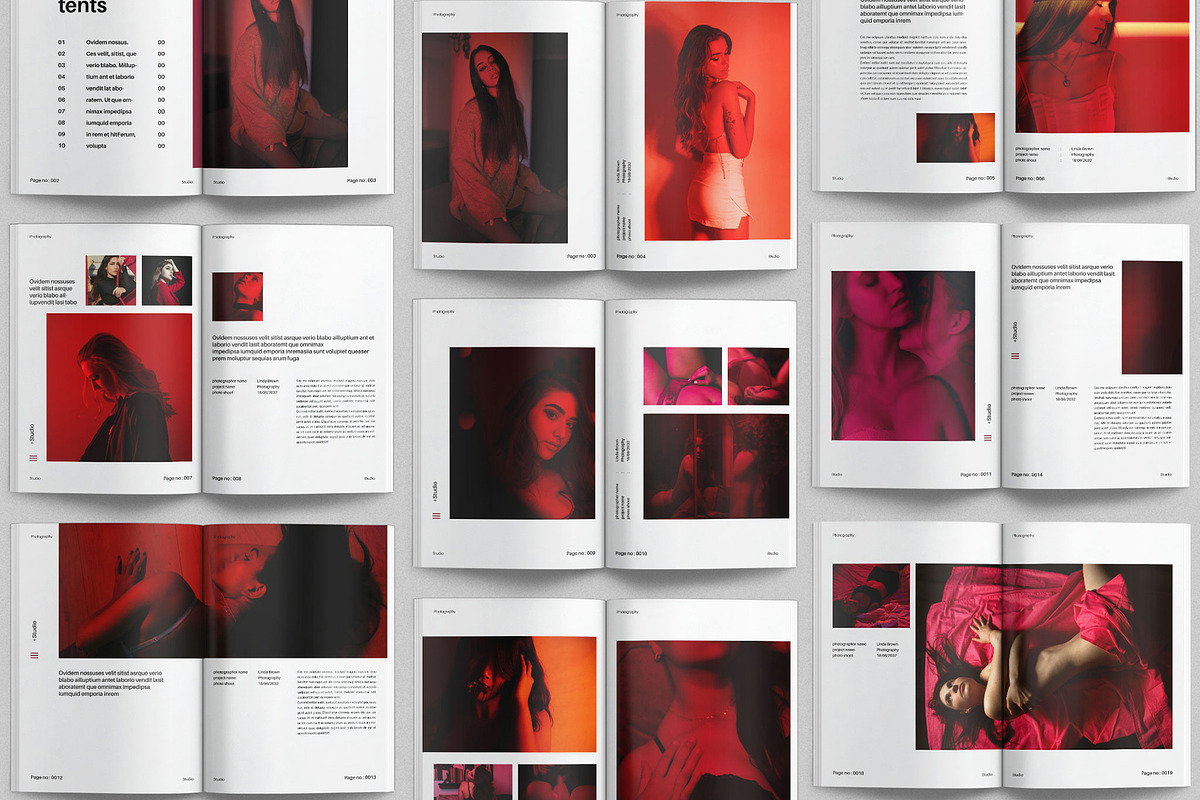 Photography Portfolio Template, a Brochure Template by GoldenGrid Studio (Photo 12 of 12)