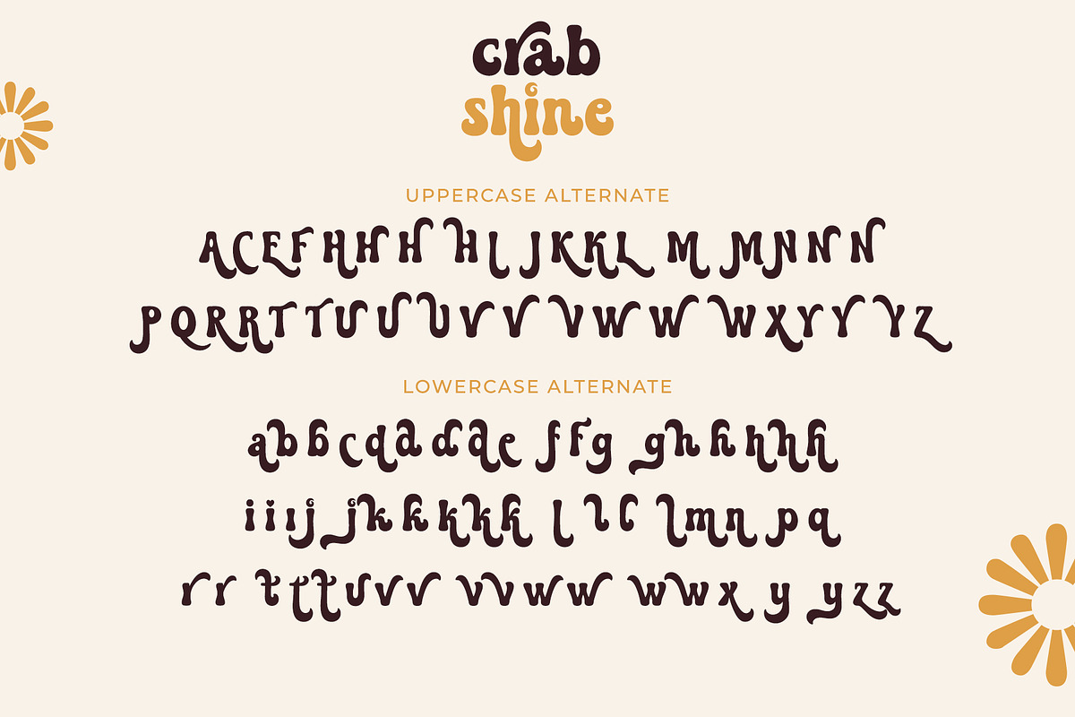 Crab Shine - Cool Retro Font, a Handwritten Font by Airotype (Photo 11 of 12)