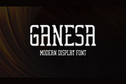 Ganesa - Modern Display Font, a Font by Mightyfire (Thumbnail 1 of 3)