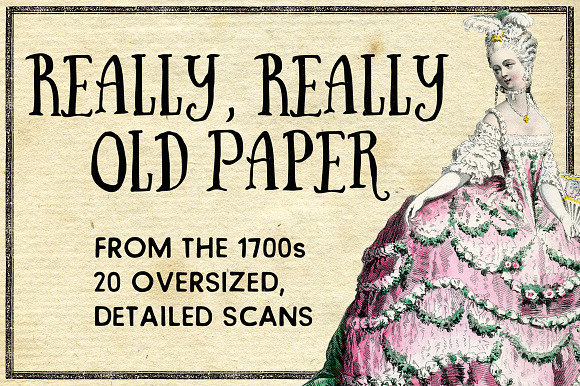 1700s Vintage Paper Pack preview 4