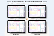 Starlight Purple Digital Planner, a Stationery Template by Tas Creative Studio (Thumbnail 8 of 9)