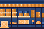 Warehouse workers logistics company, a Person Illustration by Vectorbuum (Thumbnail 2 of 3)