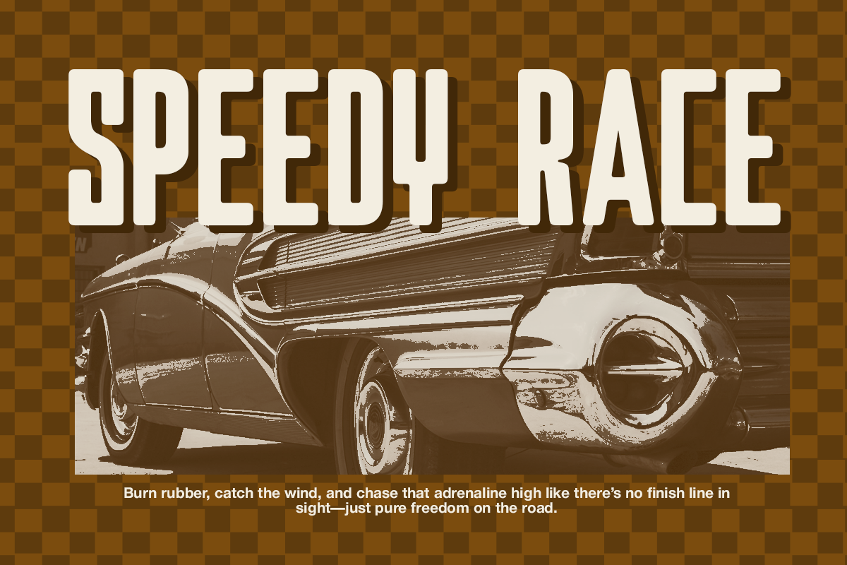 Gurma - Condensed Retro Sans, a Sans Serif Font by Pandeka Studio (Photo 7 of 9)