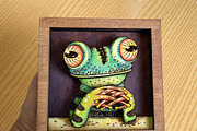 Funny Frog Laser Cut Template DIY, an Object Illustration by Bubert Art (Thumbnail 3 of 6)