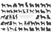 Companion and Toy Dogs Silhouettes, an Animal Illustration by pet design shop (Thumbnail 5 of 15)