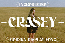 Crasey Modern Display Font