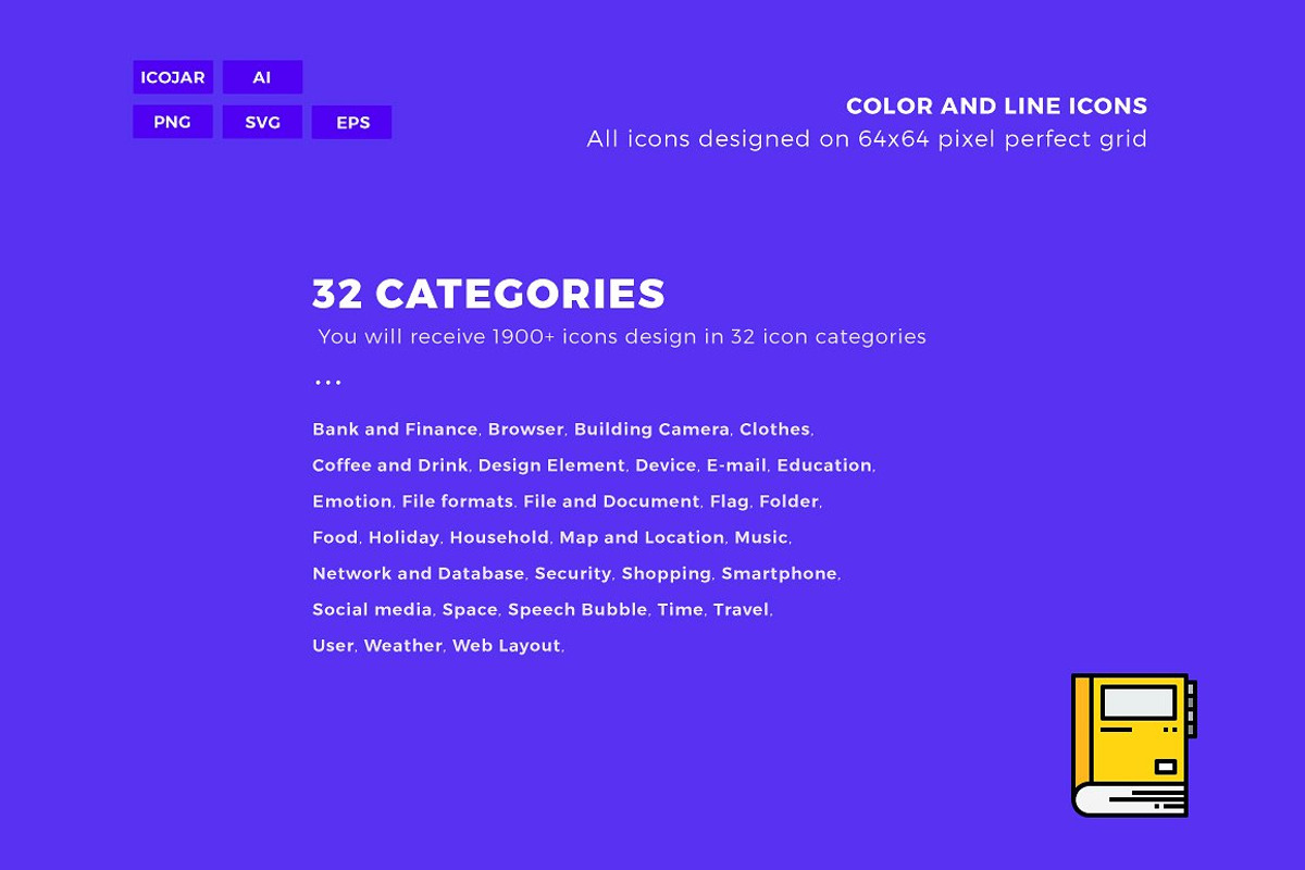 1970x2 Line and Colorline icon pack, an Outline Icon by Illustrato (Photo 5 of 12)