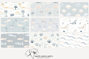 70 pastel marine seamless pattern, a Pattern Graphic by Poppy Lane Studio (Thumbnail 6 of 10)