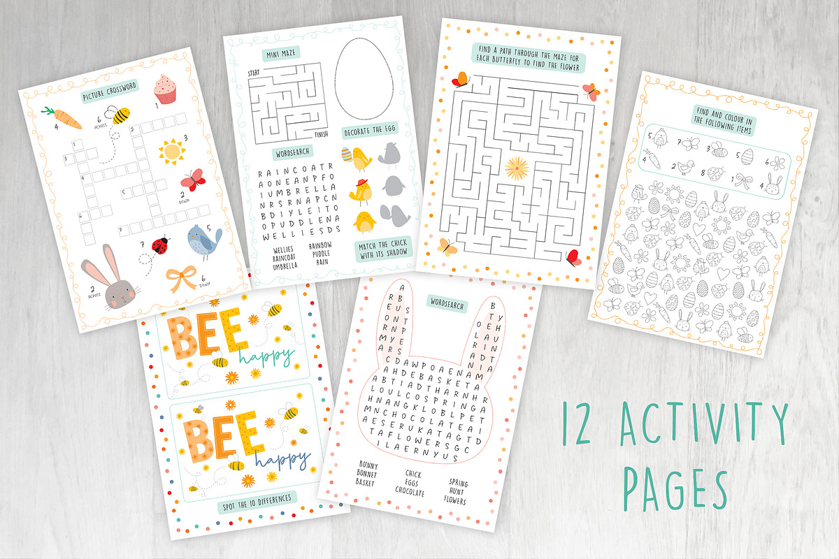 Easter Activity Pages, an Illustration by Doodle Dibs (Photo 2 of 3)