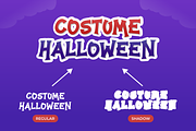 Costume Halloween Font, a Handwritten Font by QR Design Studio (Thumbnail 2 of 8)