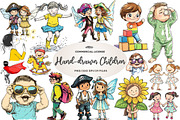 Hand-drawn Children Sublimation, an Illustration by CreationArt (Thumbnail 1 of 6)