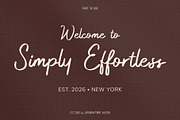 EZ Lintwell, a Handwritten Font by Zafara Studios (Thumbnail 6 of 6)