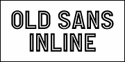 Old Sans Inline JNL, a Sans Serif Font by Jeff Levine Fonts (Thumbnail 2 of 5)