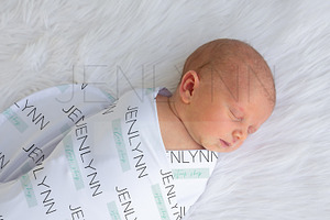 Stretch Jersey Baby Blanket Mockup