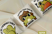 Funny Frog Quotes Sublimation  Tee, an Animal Illustration by creationsbyapuruh (Thumbnail 4 of 6)