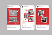 Red White Valentine Instagram Post, a Social Media Template by Neermana (Thumbnail 3 of 4)