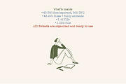 Minimal Line Art People, a Person Illustration by Veyla (Thumbnail 7 of 8)