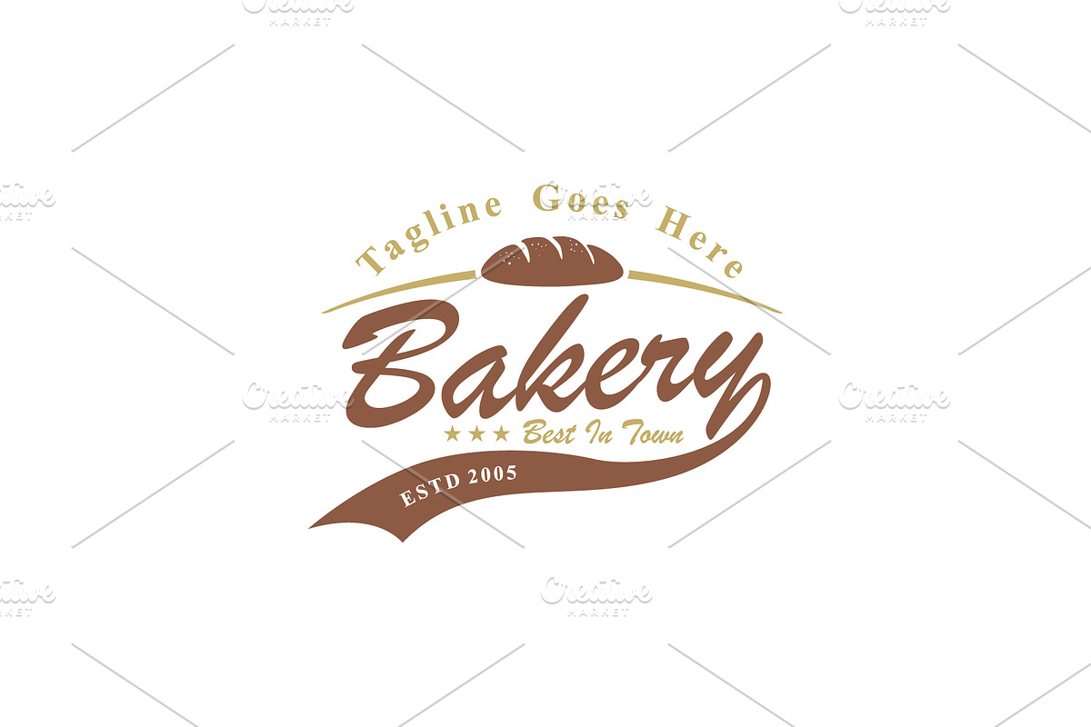 Bakery shop logo, a Branding & Logo Template by Atlantis X Nurman Arbai (Photo 1 of 2)