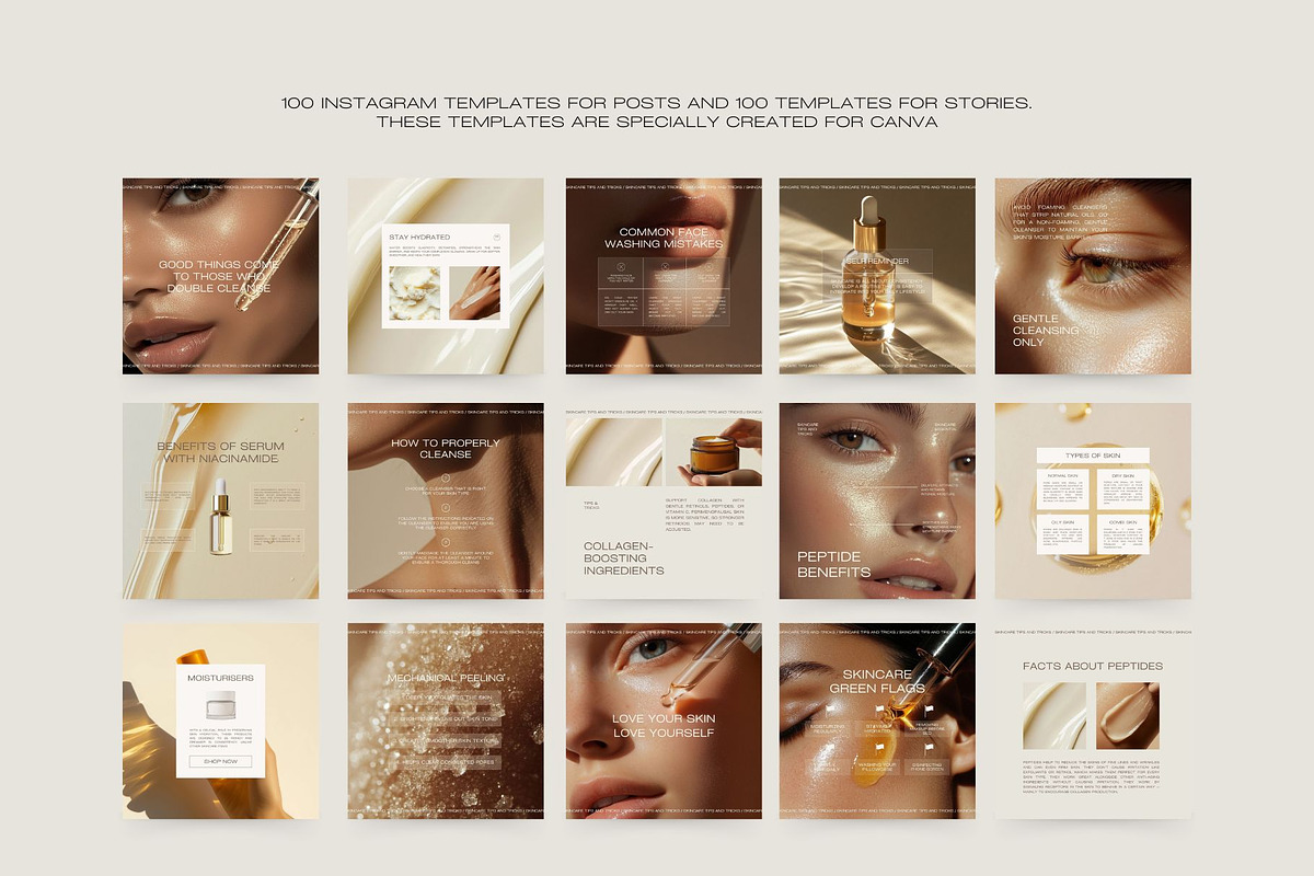 800 Beauty Instagram Content Kit, a Social Media Template by Instprofi | Studio Estimo (Photo 25 of 26)