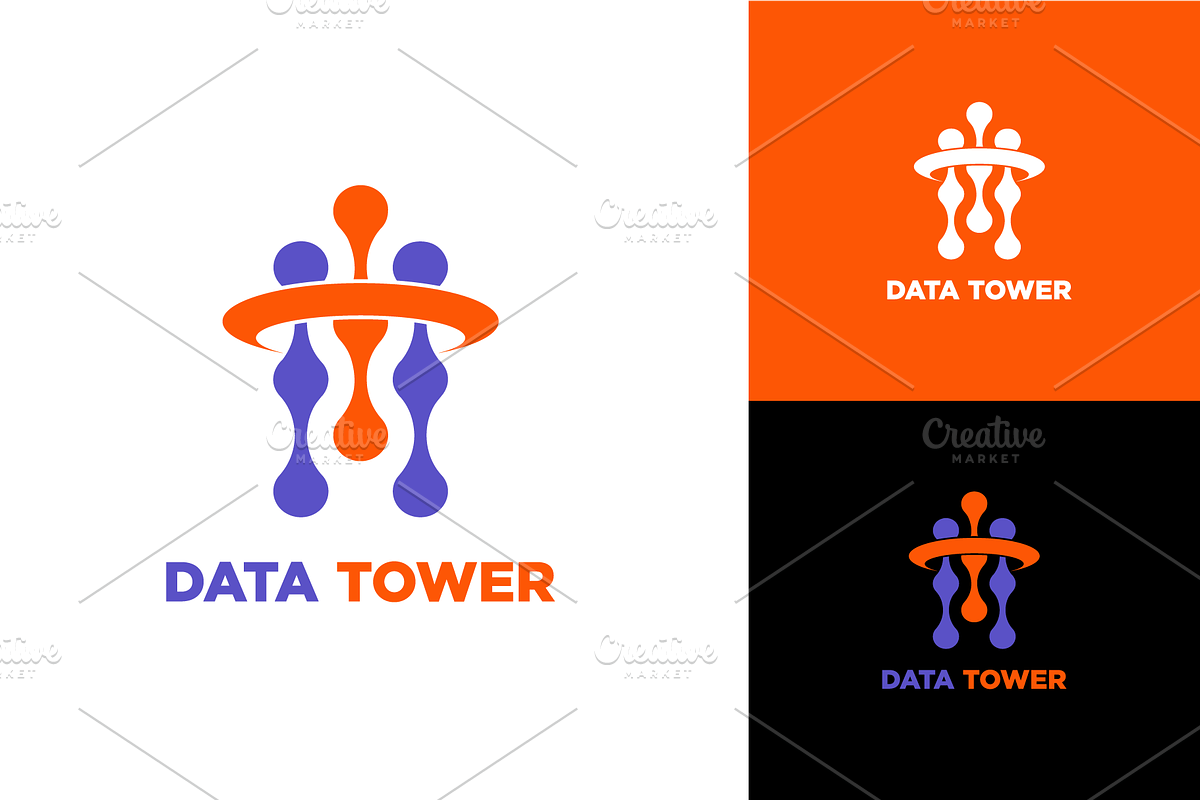 Data Tower Logo Vector Simple, a Branding & Logo Template by zaqilogo (Photo 1 of 2)