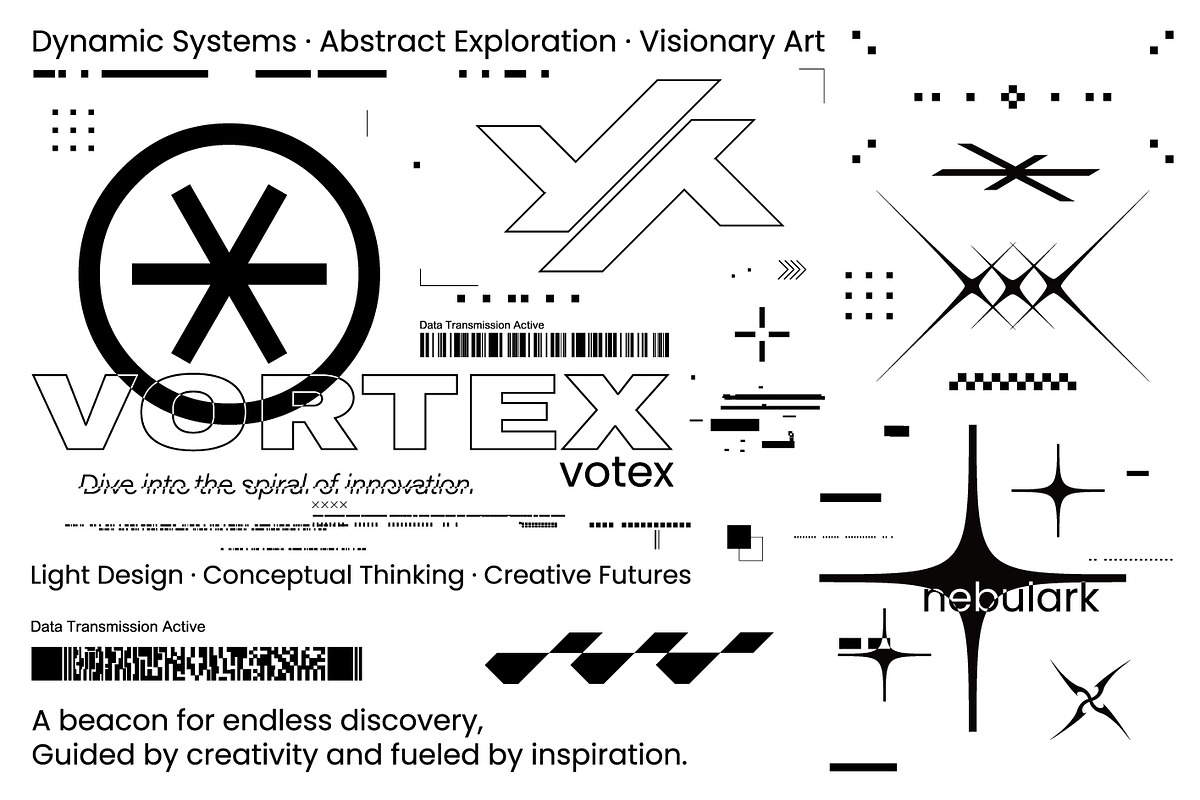 BRUTALISM GRAPHIC PACK – GLITCH SYST, an Object Graphic by SergeyBitos (Photo 2 of 4)