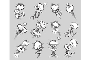 Comic speed motion, speed trail, an Illustration by Vector Tradition