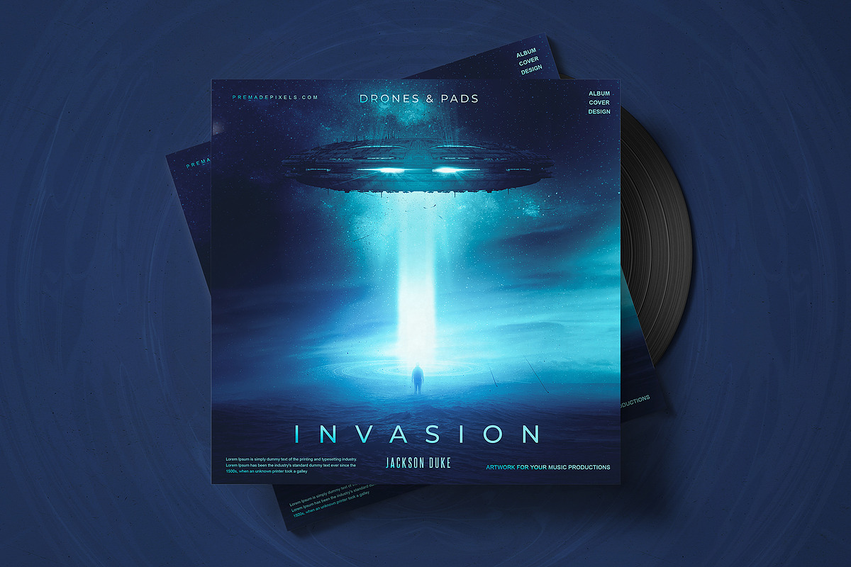 Invasion Album Cover Template, a Social Media Template by PremadePixels ...