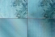 Teal wedding scrapbook paper linen, a Texture Graphic by Area (Thumbnail 4 of 7)