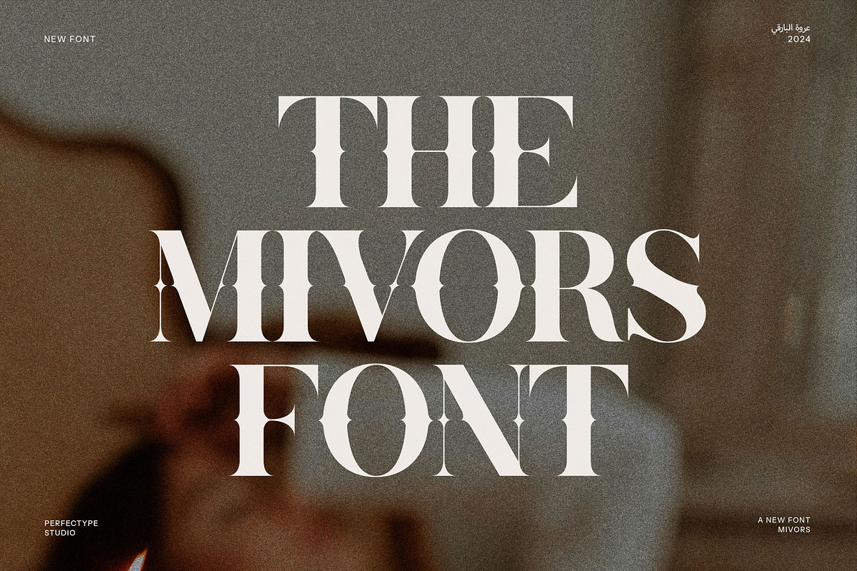 The Mivors Serif Font, a Serif Font by Perfectype (Photo 1 of 8)