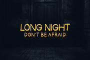 Ghostor - Display Font, a Script Font by Ary_ngeblur (Thumbnail 3 of 5)