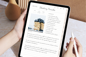 Digital Recipe Book for GoodNotes