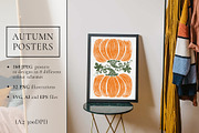 Autumn folk posters, a Wallpaper Graphic by Garden in frame (Thumbnail 1 of 12)