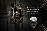 Set Art Deco Frames [vector graphic], an Object Graphic by ArtemKovalenco (Thumbnail 2 of 5)