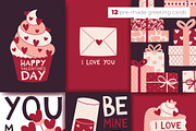 Valentines Clipart, Cards & Patterns, an Object Graphic by Panna Limon Store (Thumbnail 5 of 8)