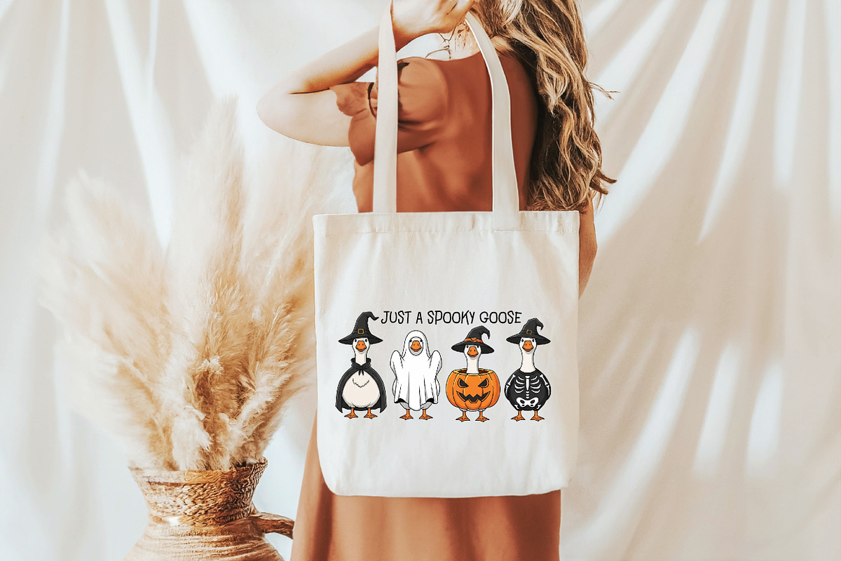 Spooky Goose Png Funny Halloween Png, a Graphic by Libby Wishes (Photo 5 of 5)