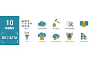 Big Data Two Color Icon Set, an Object Graphic by Aimagenarium@gmail.com (Thumbnail 2 of 3)