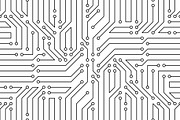 Circuit board Pattern, a Pattern Graphic by Volyk (Thumbnail 4 of 4)