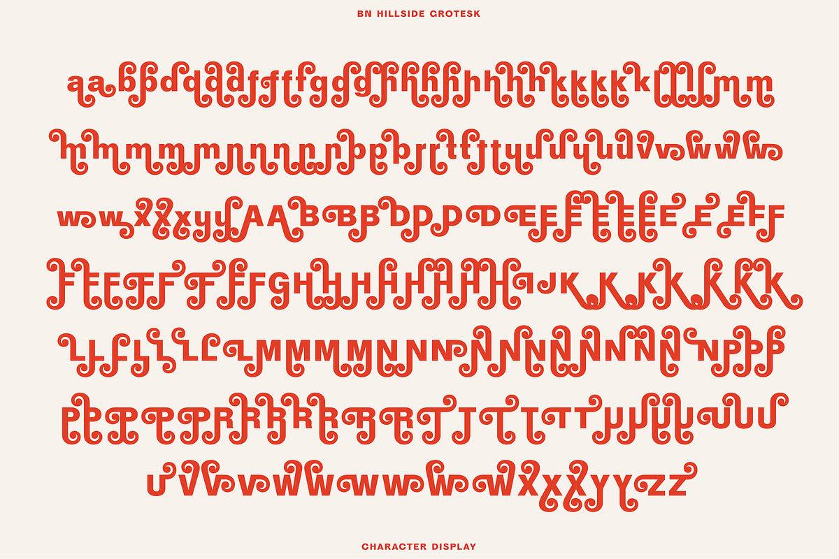 BN Hillside Grotesk, a Sans Serif Font by Bnick (Photo 3 of 14)