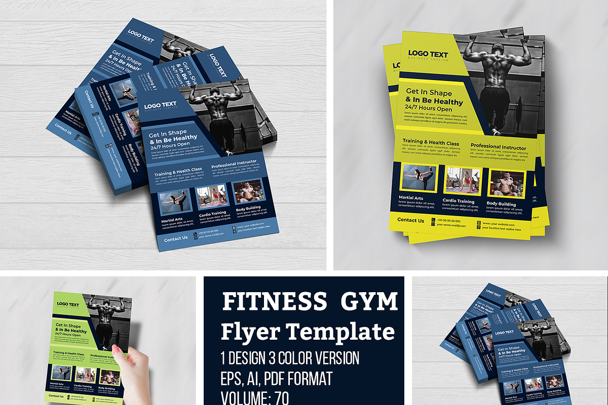 Cross Fitness Gym Flyer Template, a Flyer Template by MRI STUDIO (Photo 1 of 4)