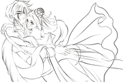 Lover Coloring Page Anime Manga, an Illustration by Meisanmui (Thumbnail 3 of 5)