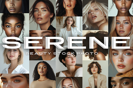 Serene Beauty Stock Images, a Beauty & Fashion Photo by MarkoPresets