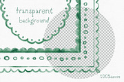 Watercolor Whimsical Green Frams, an Object Graphic by Solo Art Original (Thumbnail 9 of 12)