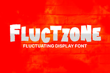 Fluctzone - Display Font