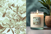 Tropical floral patterns set, a Pattern Graphic by emeraldthue (Thumbnail 4 of 28)
