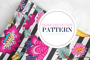 VECTOR CHINTZ SEAMLESS PATTERN