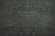 Floral Doodles on Chalkboard, a Graphic by harmonia_green_art (Thumbnail 4 of 5)