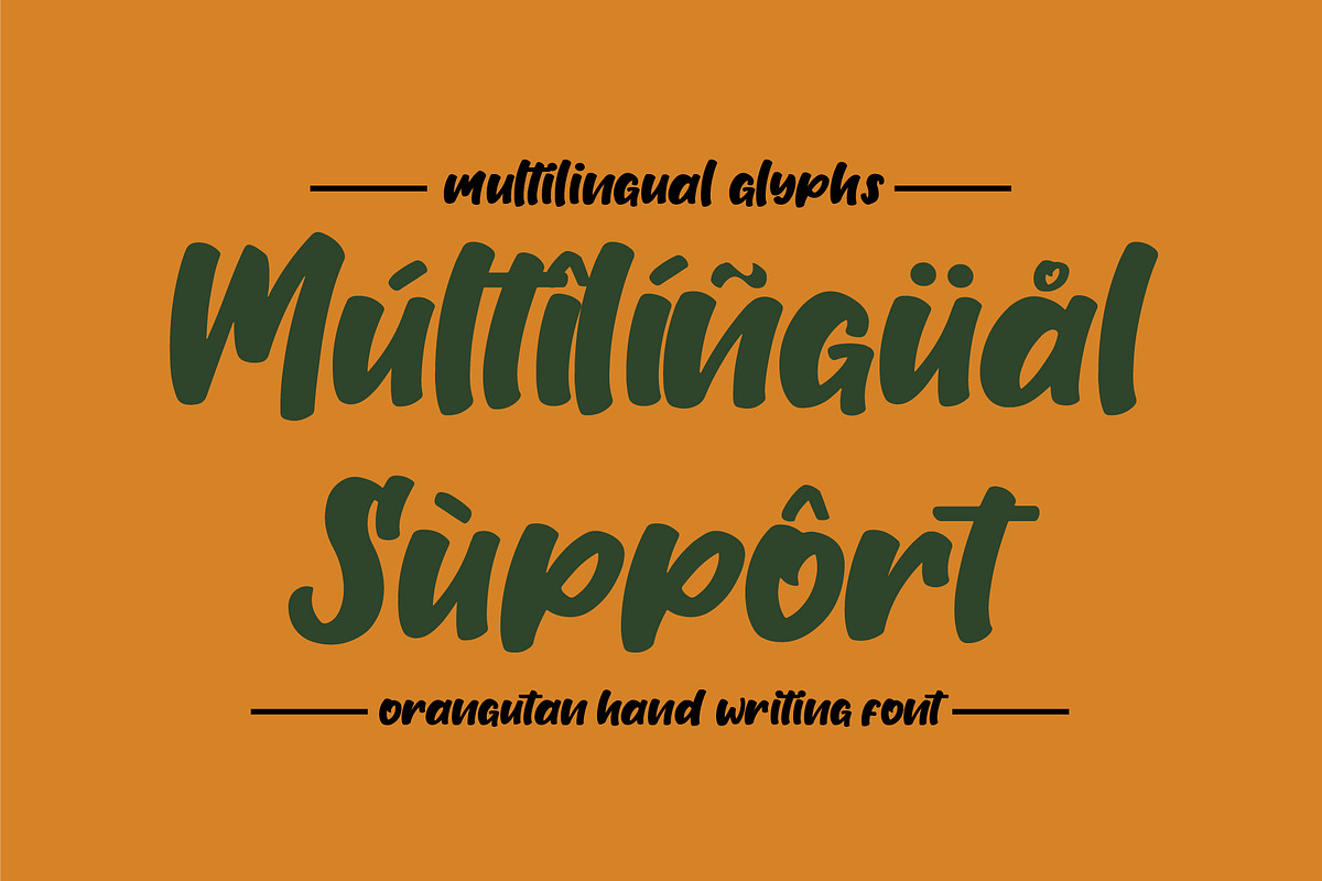 Orangutan, a Font by LetterStock (Photo 5 of 7)