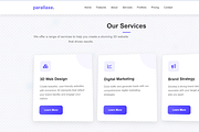 Modern Parallaxe Theme, a Templates & Theme by Modern Templates Studios (Thumbnail 2 of 8)
