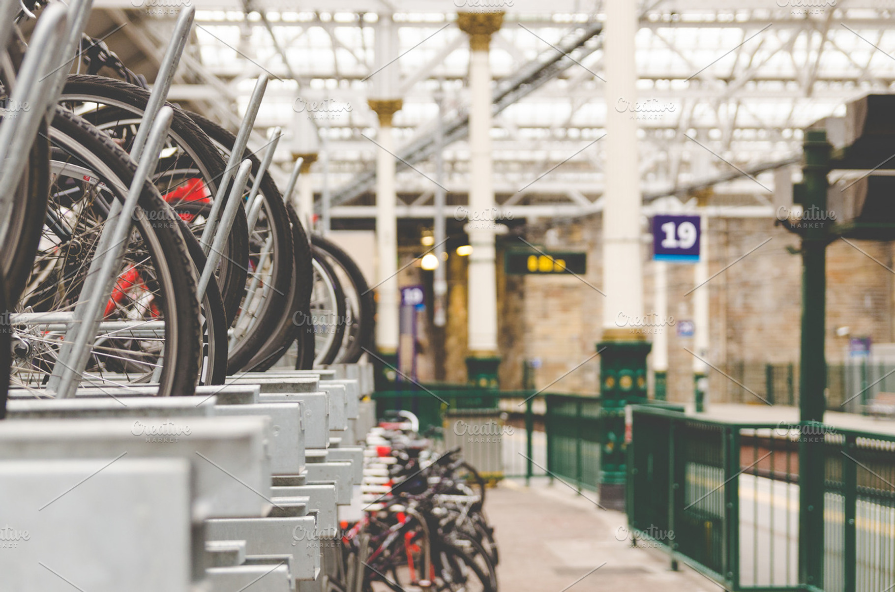 Bicycle Rack, a Transportation Photo by Flenjoore